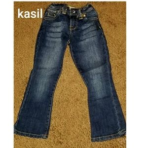 Little girl's bootcut denim jeans